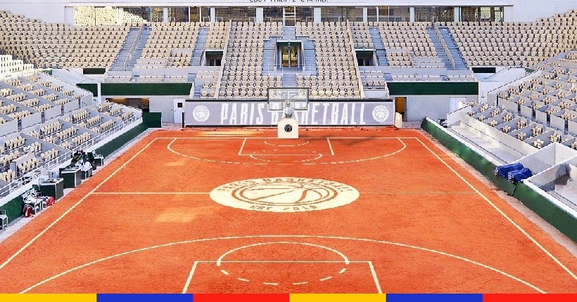 Le mythique court Philippe-Chatrier de Roland-Garros va accueillir un match de Paris Basketball